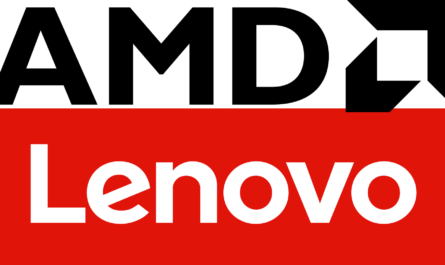 AMD and Lenovo logos stacked